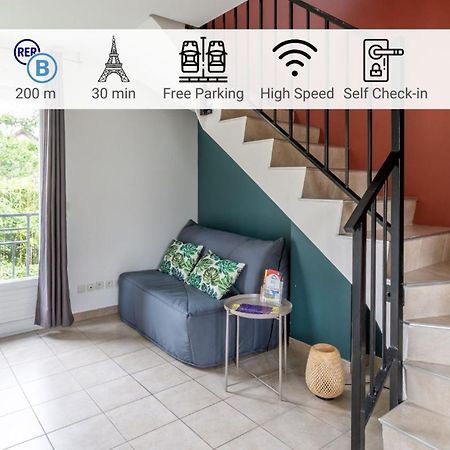 Le Duplex , Proche Gare Rer, Parking, Arrivee Autonome Apartment Palaiseau Exterior photo